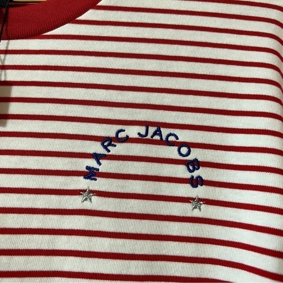 Marc Jacobs | NWT Striped T-Shirt Dress Crewneck Ringer Tee Mini Dress Size M/L - Picture 5 of 10